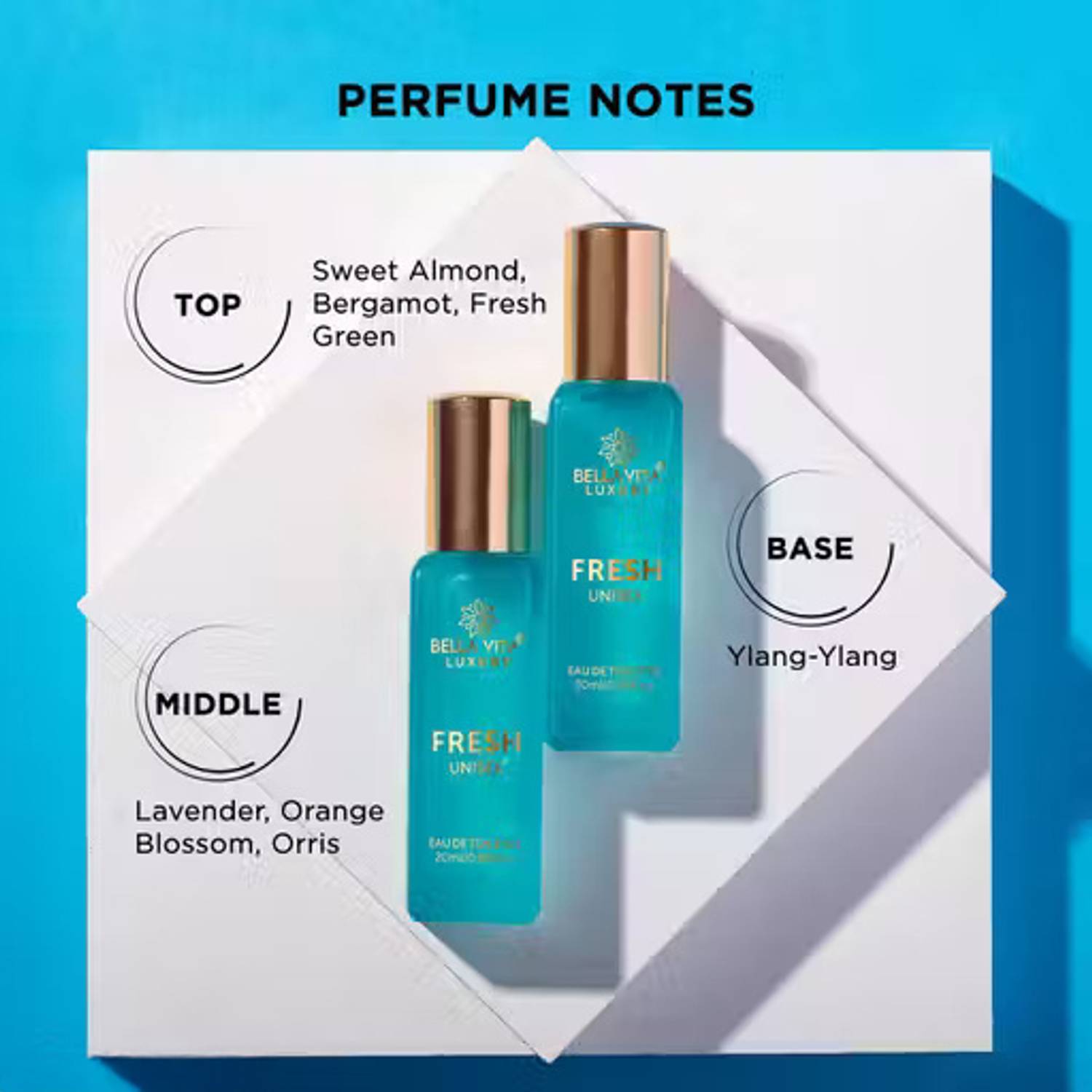 BELLAVITA Luxury Fresh Unisex Perfume 40 ml - Image 3