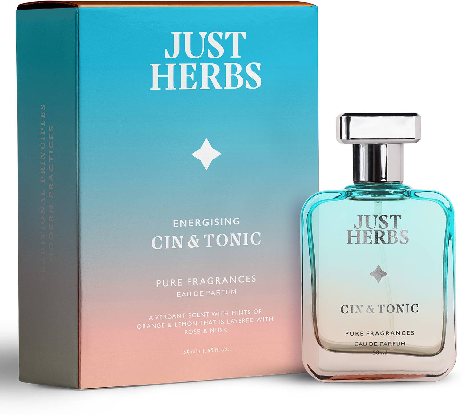 Just Herbs Energising Cin & Tonic Eau de Parfum - 50 ml - Image 1