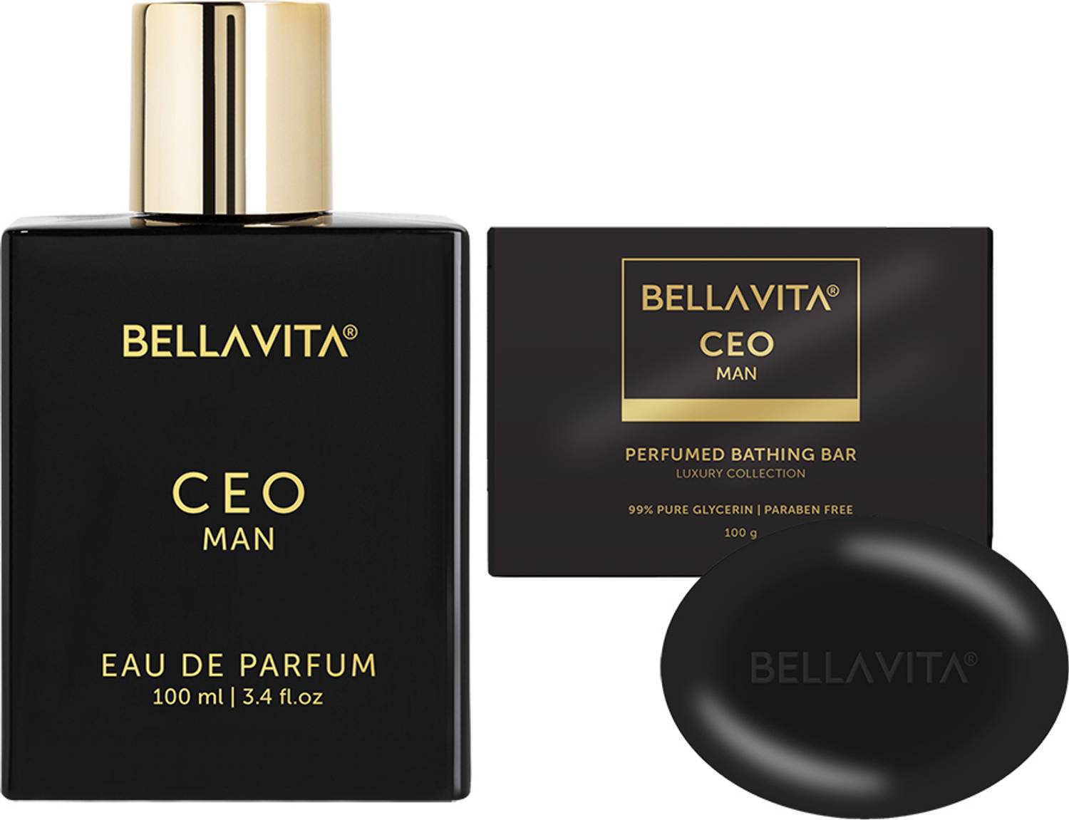 BELLAVITA CEO Man Bath Soap + 100ml Eau de Parfum - Image 1