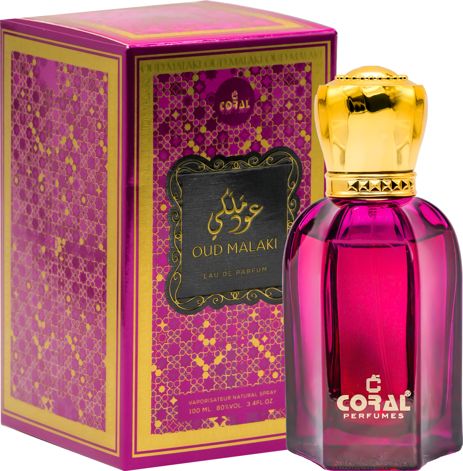 Image of C CORAL PERFUMES Oud Malaki Eau de Parfum - 100 ml (For Men & Women)