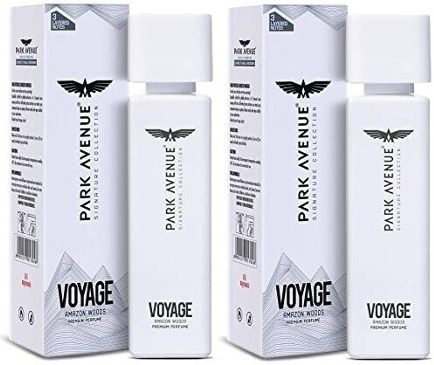 PARK AVENUE Voyage Woods Perfume, Pack of 2 · 120 ml (240 ml total) - Image 1