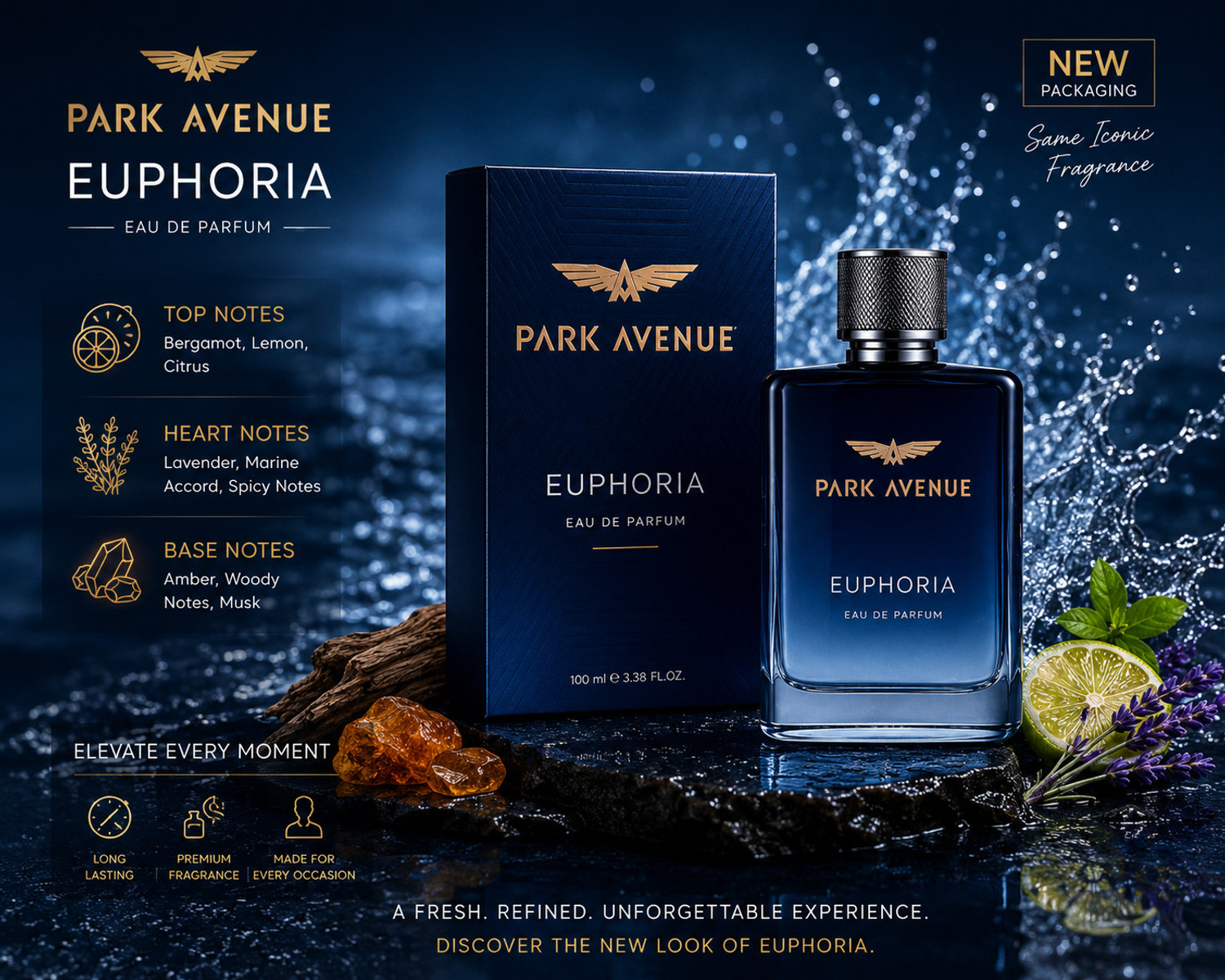 Image of PARK AVENUE EUPHORIA PERFUME 100 ML Eau de Parfum - 100 ml