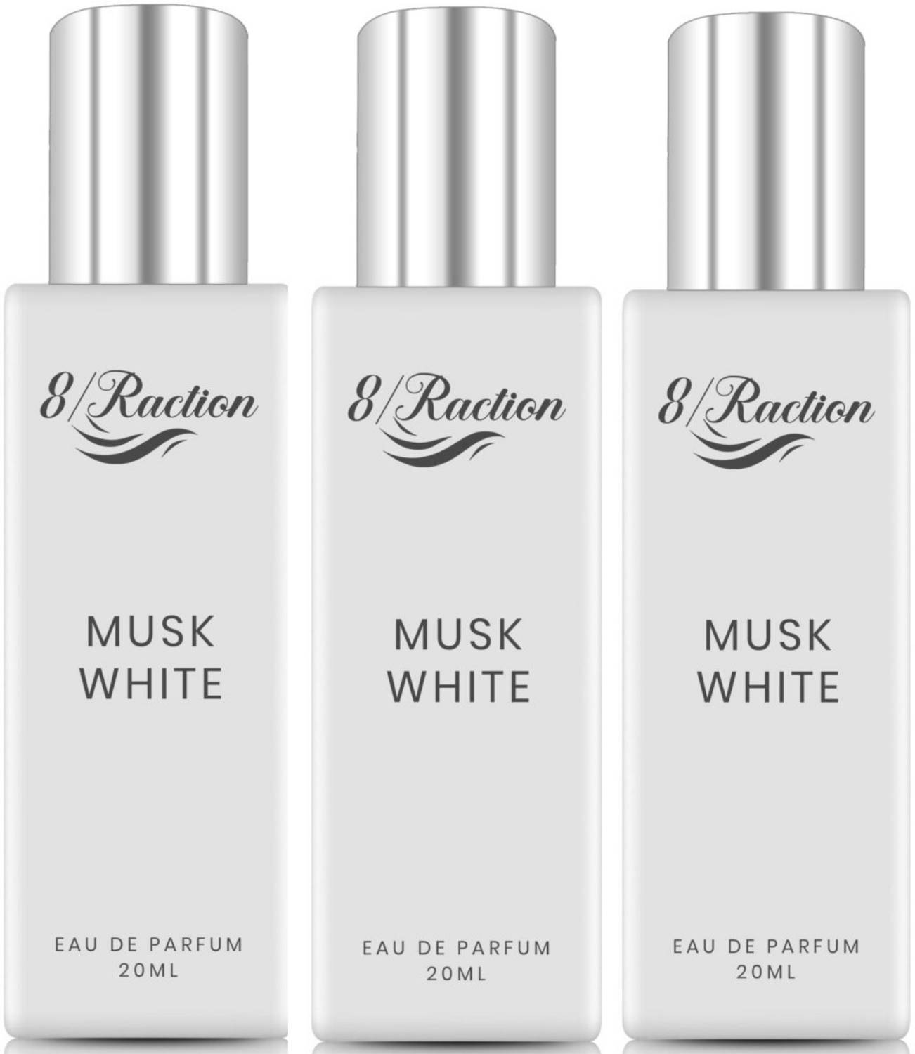 8Raction Musk White 20ML Combo-03 Eau de Parfum  -  60 ml