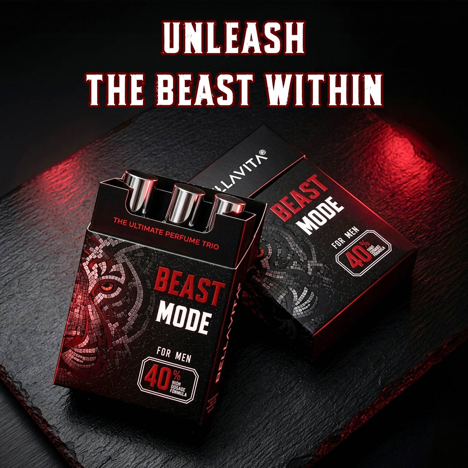 Beast Mode Perfume Collection for Men (3x5ML) Long Lasting Fragrance | Perfume - 15 ml - Image 4