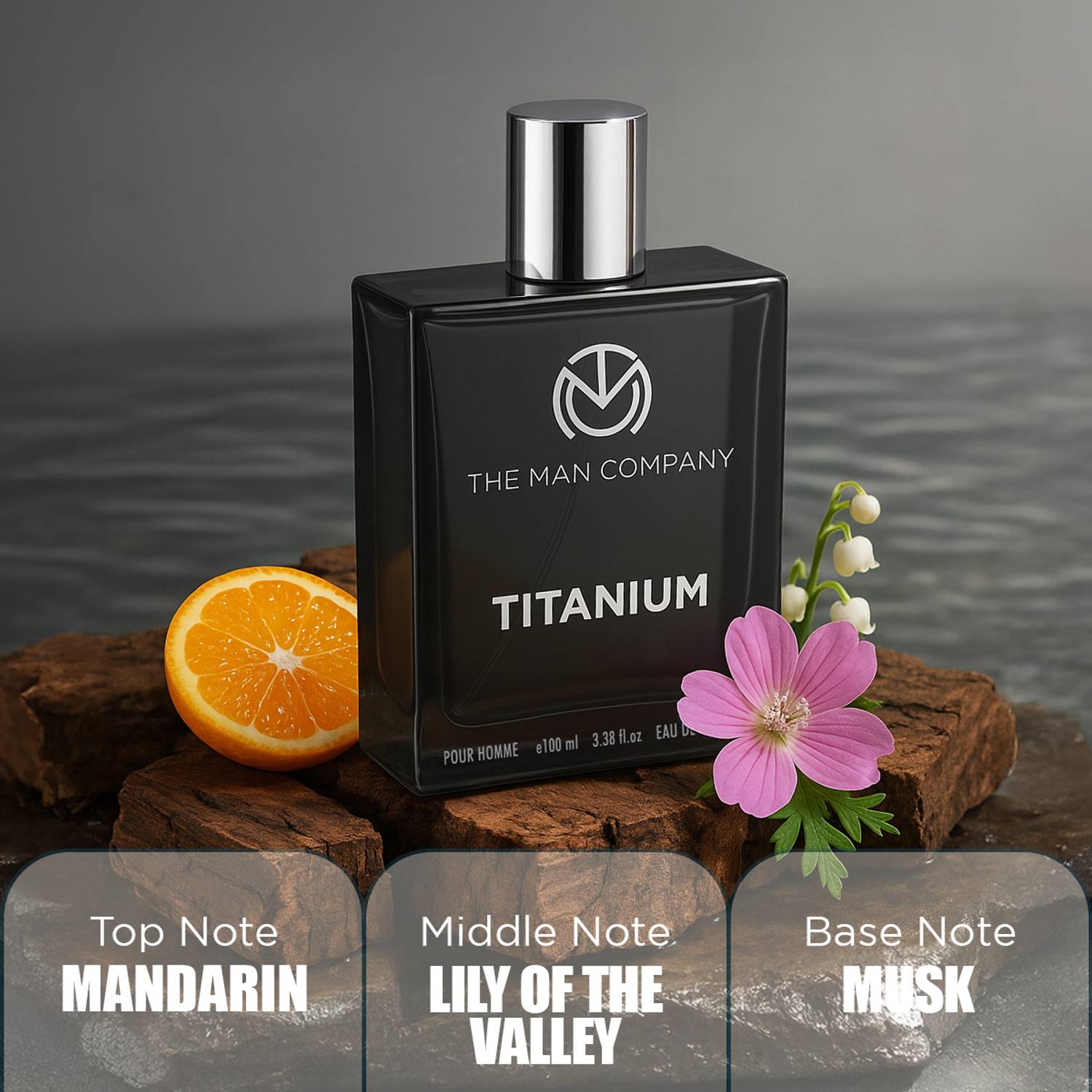 THE MAN COMPANY Titanium Perfume for Men 100 ml - Image 2