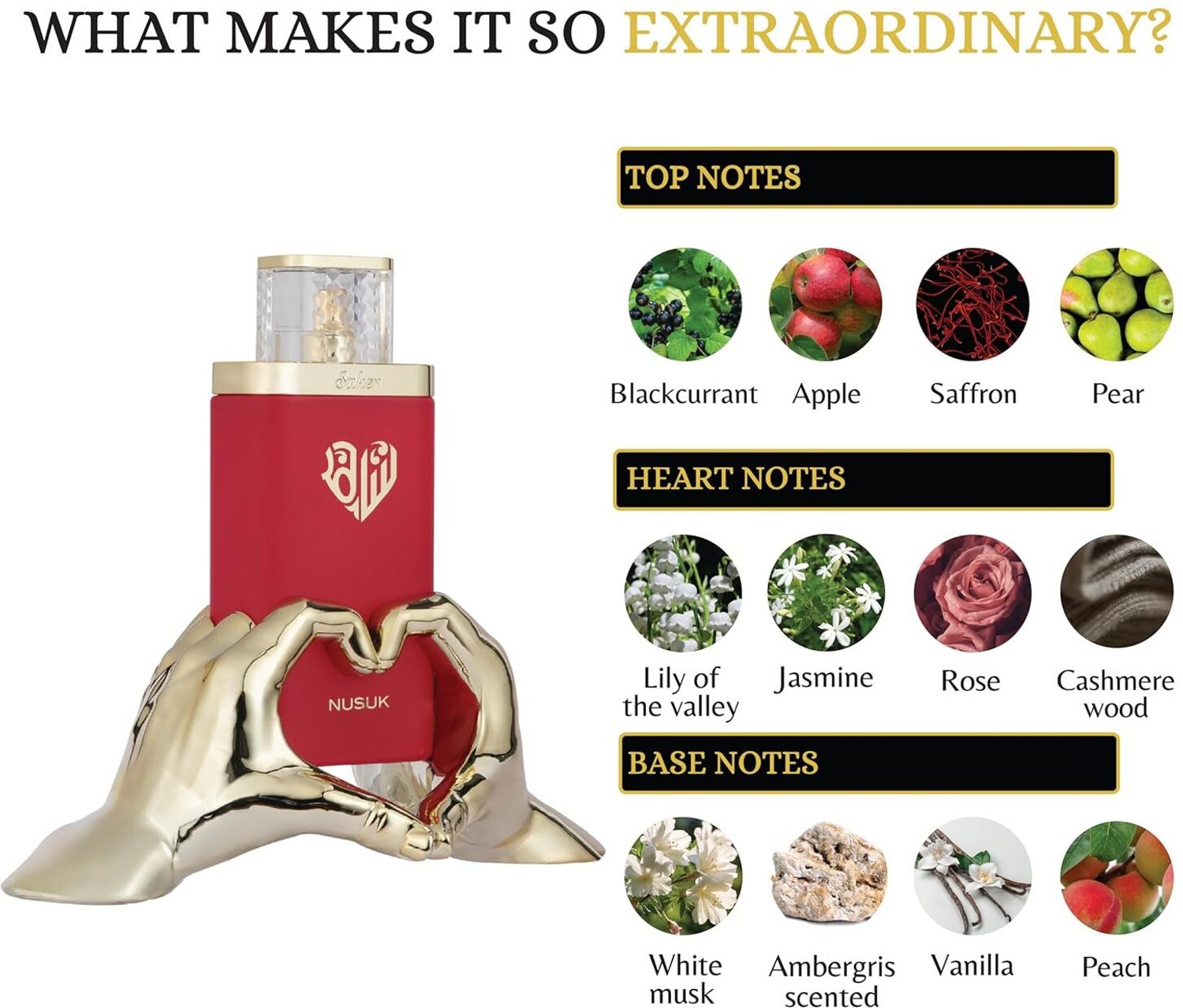 Image of NUSUK Saher Eau de Parfum - 100 ml