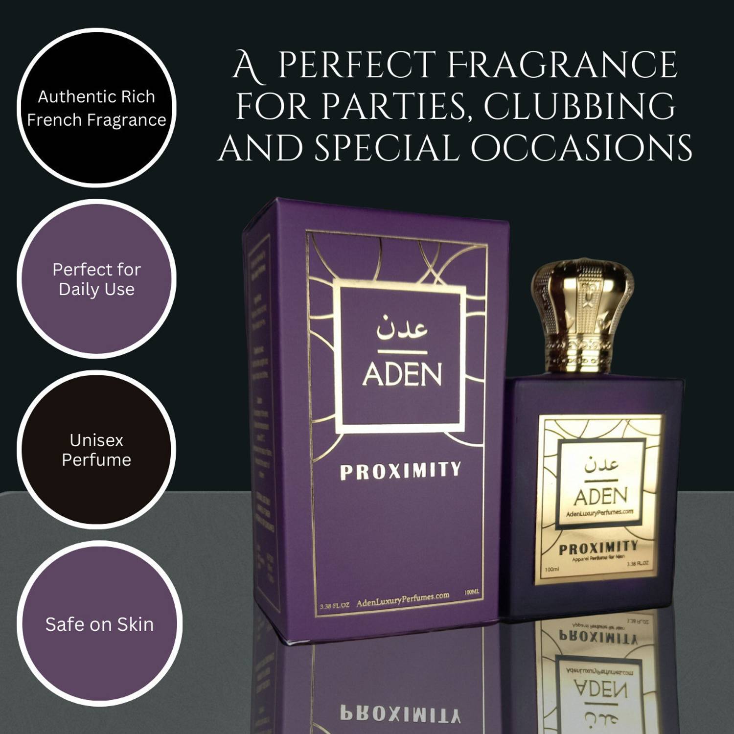 ADEN Proximity Parfum for Men 100ml - Image 3