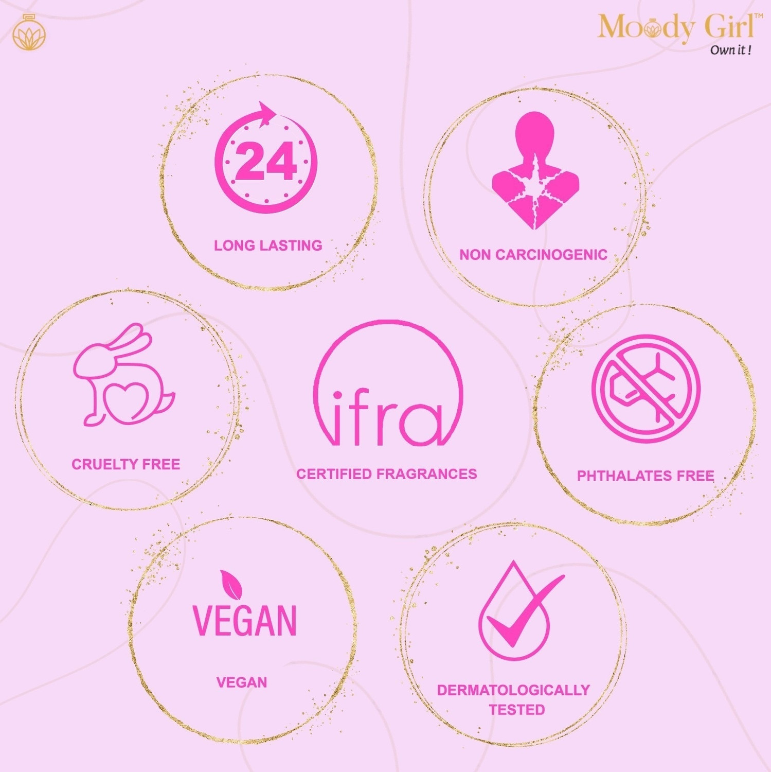 Image of Moody Girl Tranquil Luxury Perfume Musky & Fruity 24hr Long Lasting Eau de Parfum - 100 ml