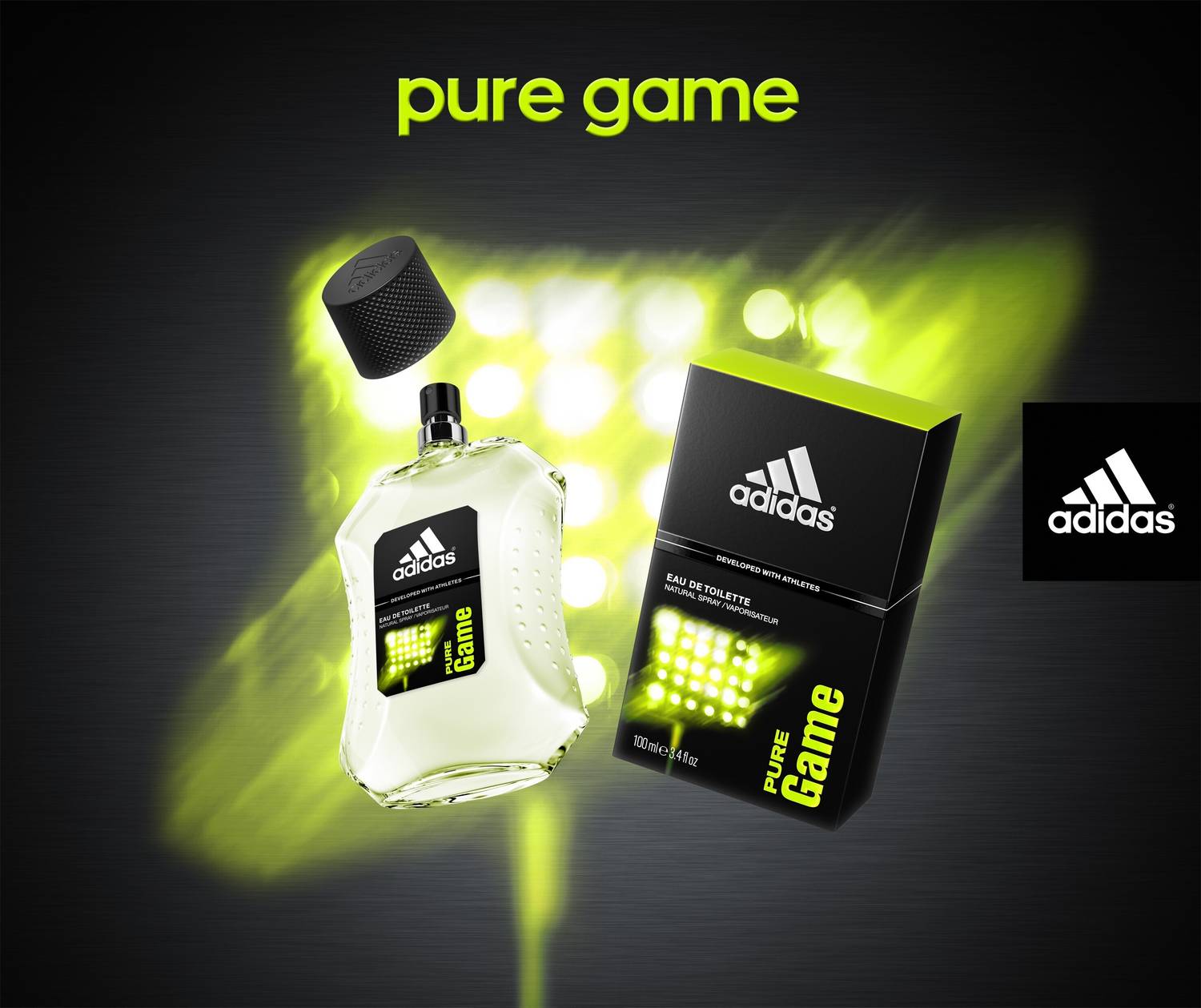 Adidas Pure Game Eau de Toilette 100 ml - Image 3