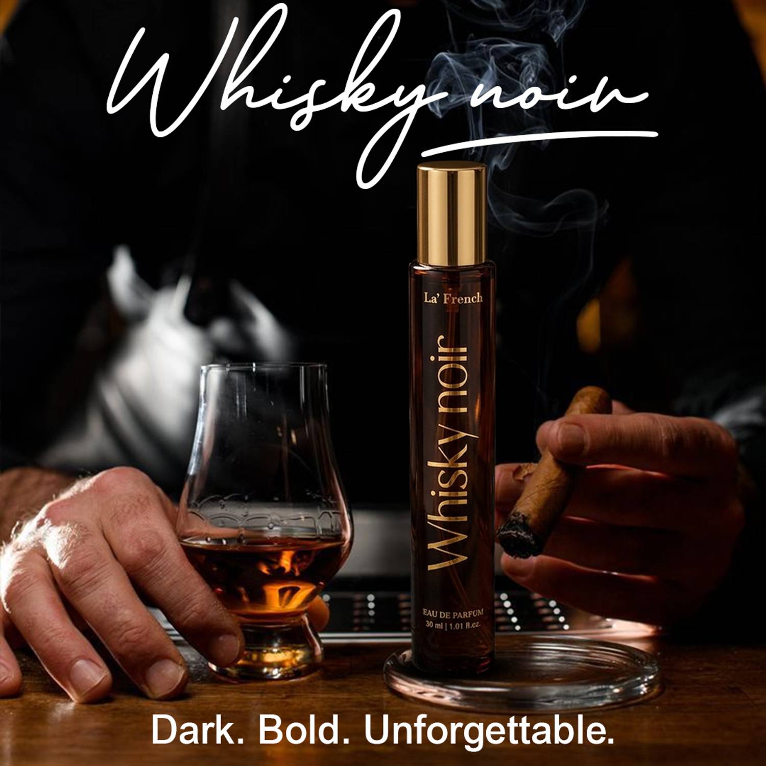 La French Whisky Noir Perfume 30ml - Image 3