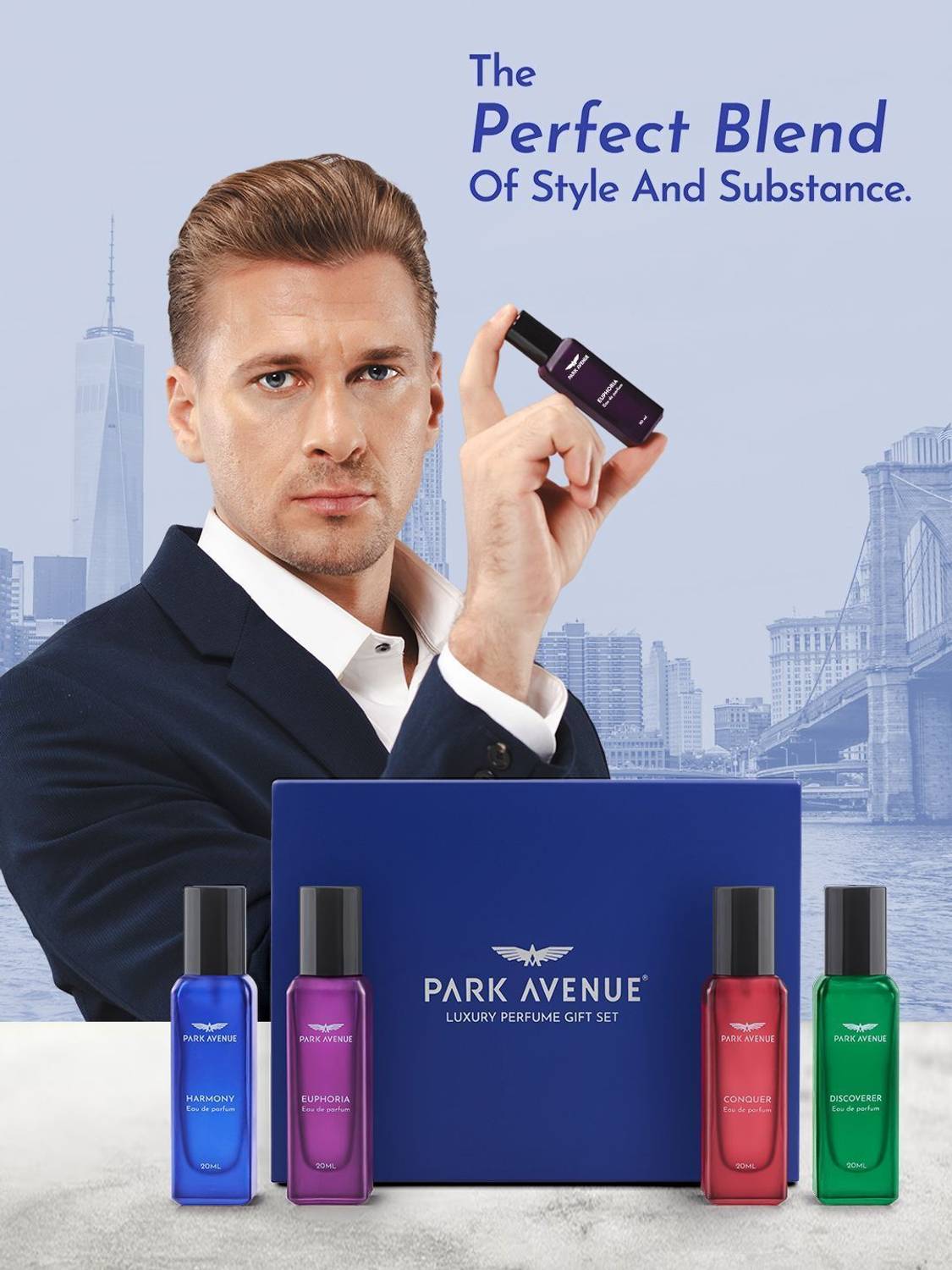 PARK AVENUE Luxury Perfume Gift Set Pack of 4 · 20 ml (80 ml total) - Image 5