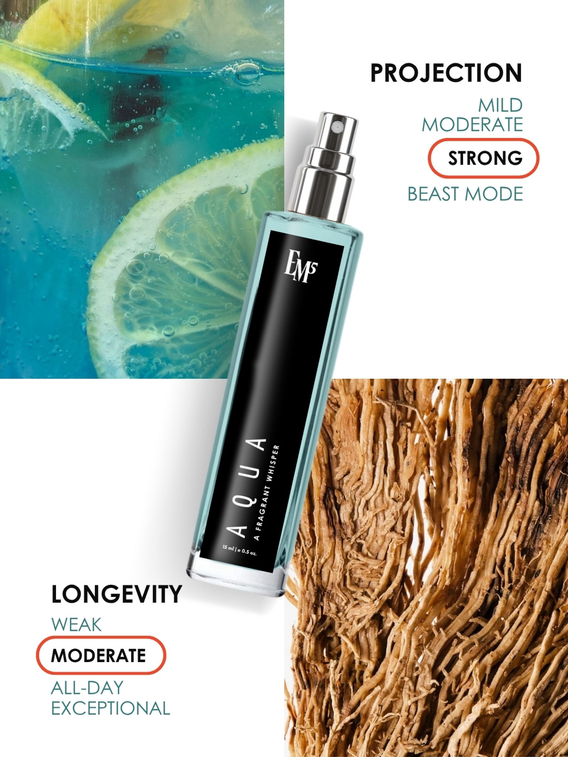 Image of Em5 Aqua & Constant EDP Perfume Spray for Men | 15mlx2 Eau de Parfum Eau de Parfum - 30 ml