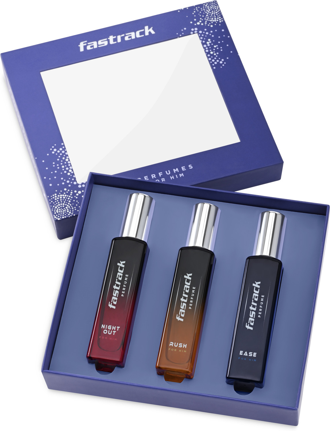 Image of Fastrack 20 ml x 3 (Ease, Night Out, Rush) Eau de Parfum - 60 ml