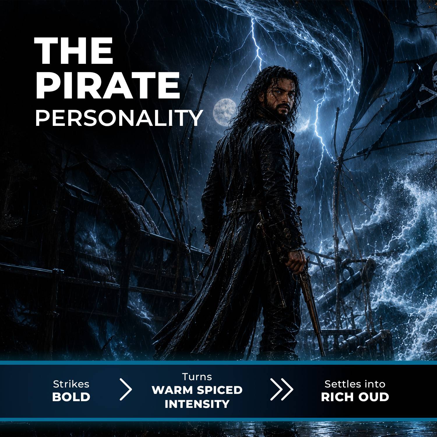 urbangabru PIRATE Eau De Parfum for Men 40 ml - Image 4