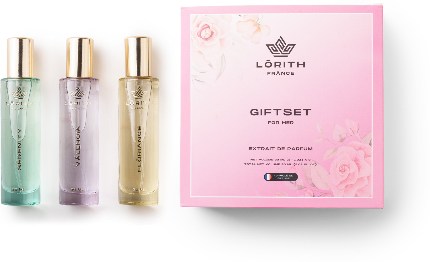 Image of Lorith France Gift Set for Her (Pack of 1) Extrait De Parfum - 90 ml