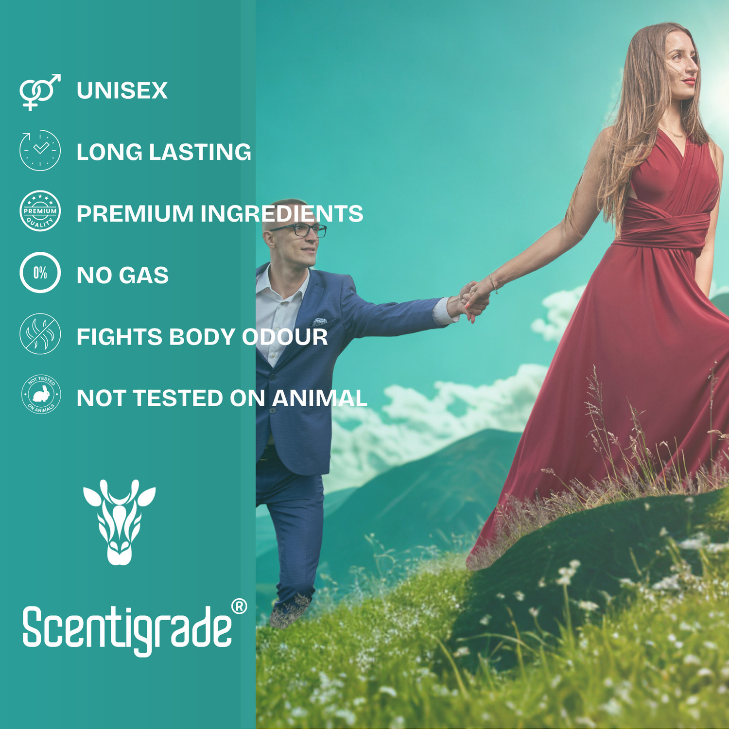 Image of Scentigrade Twenty Five Degree Unisex Luxury Perfume Body Spray |No Gas| Long Lasting Scent Eau de Cologne - 150 ml