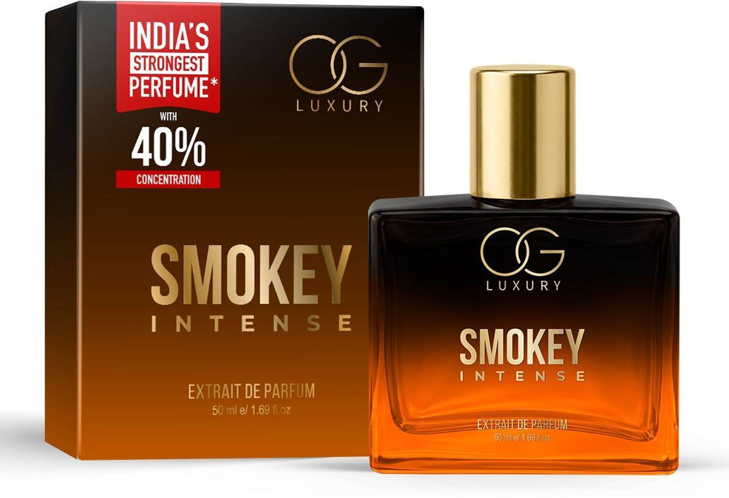 OG LUXURY Smokey Intense Whiskey Perfume - 50 ml - Image 1