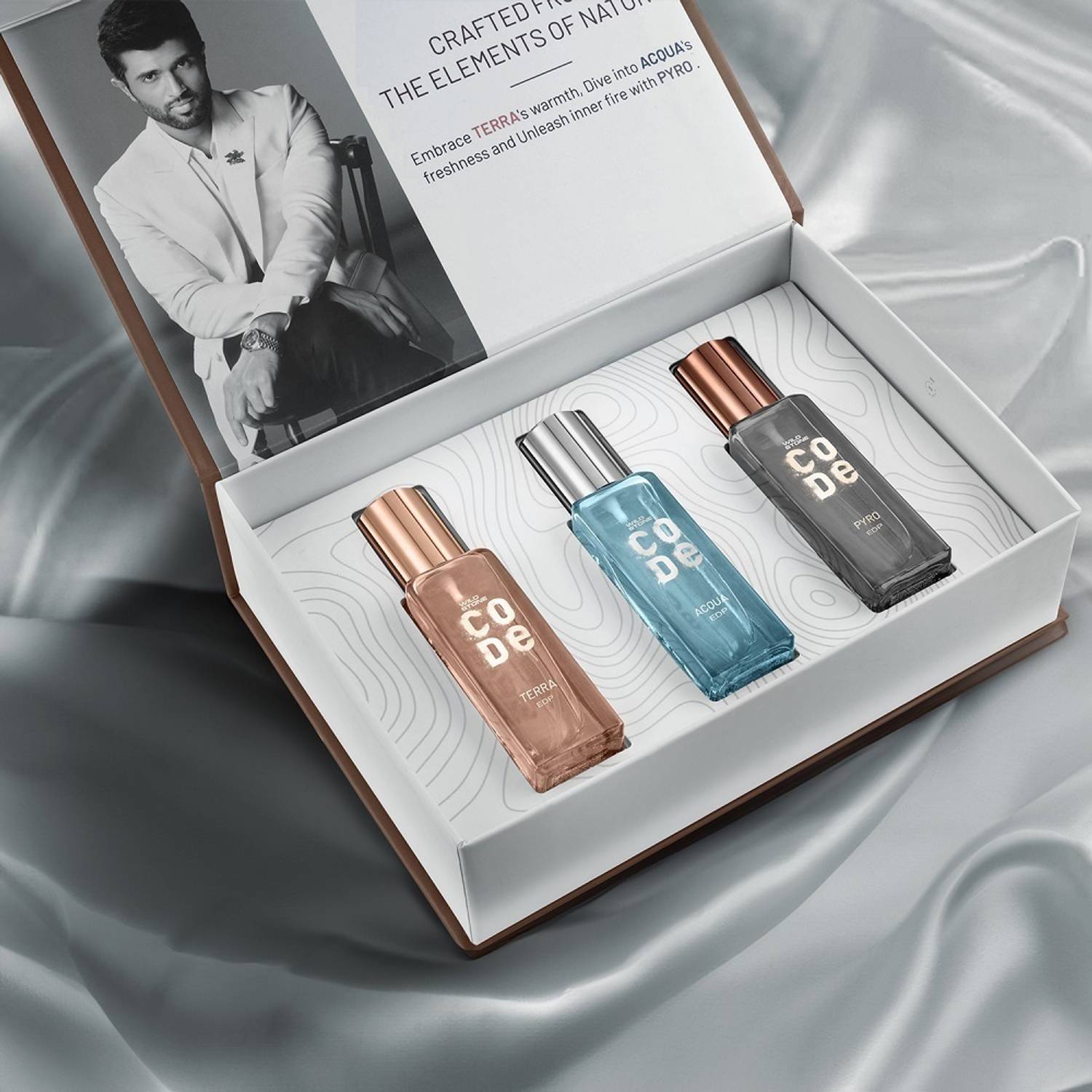 Wild Stone CODE Luxury Perfume Gift Set for Men, 20ML x 3 - Image 2