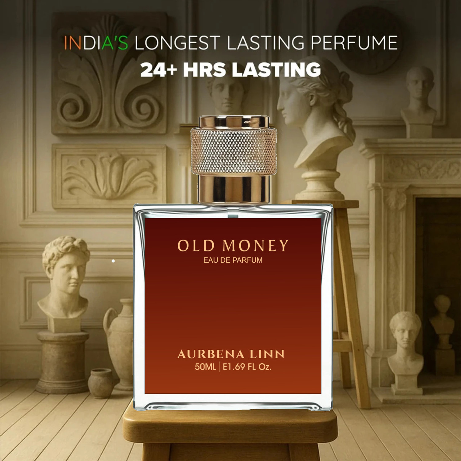 Image of Aurbena Linn Old Money Eau de Parfum - Long Lasting Perfume for Man 50ml0.7 Eau de Parfum - 50 ml