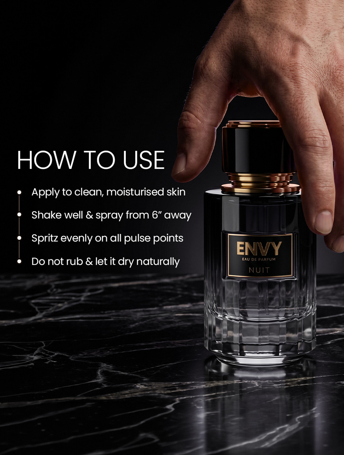 Image of Envy Nuit Long Lasting Fresh Woody Musky Eau de Parfum - 100 ml