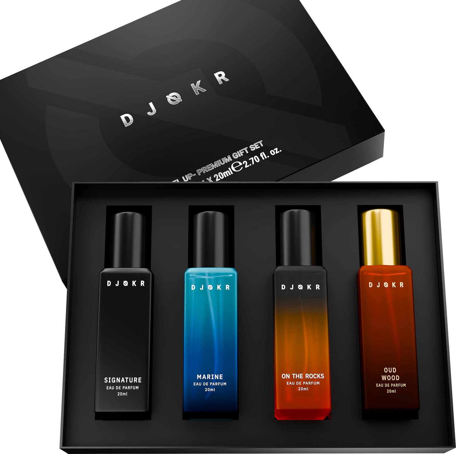 DJOKR Perfume Gift Set 4x20ml Pack of 4 · 20 ml (80 ml total) - Image 1
