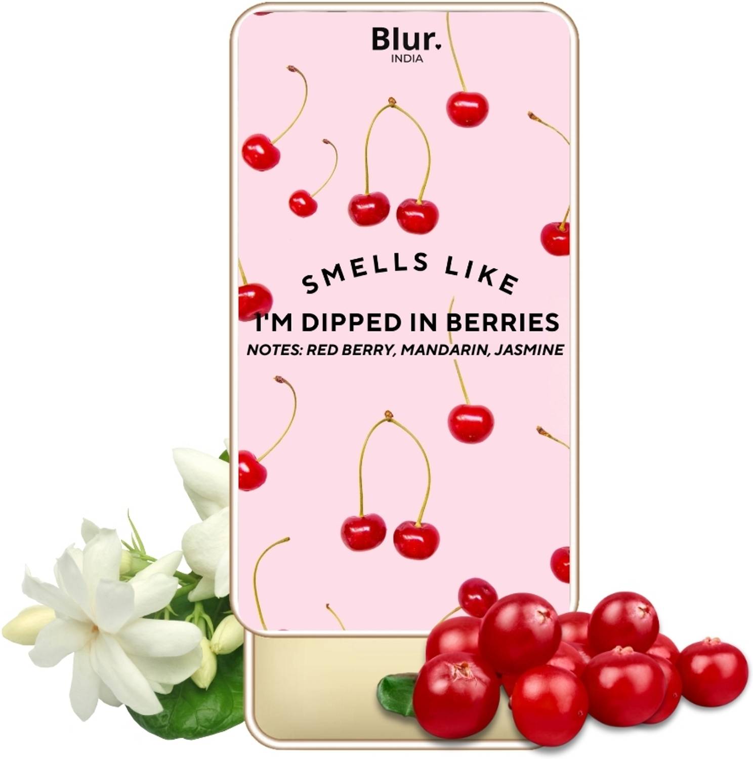 Blur India Solid Perfumes | Smells Like A I’m Dipped In Berries |Alcohol Free |Long Lasting Perfume - 10 ml