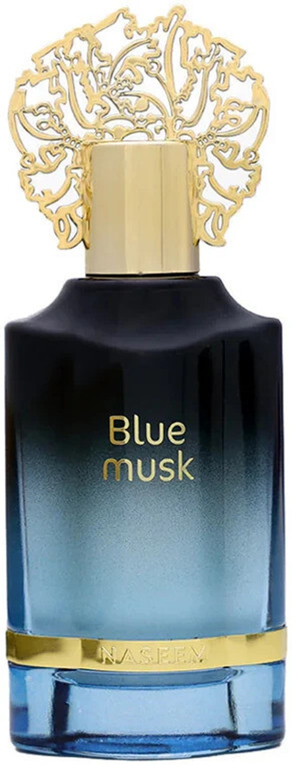Image of NASEEM Blue Musk Aqua Perfume - Alcohol-Free, Long-Lasting Fresh & Woody Blend Eau de Parfum - 55 ml
