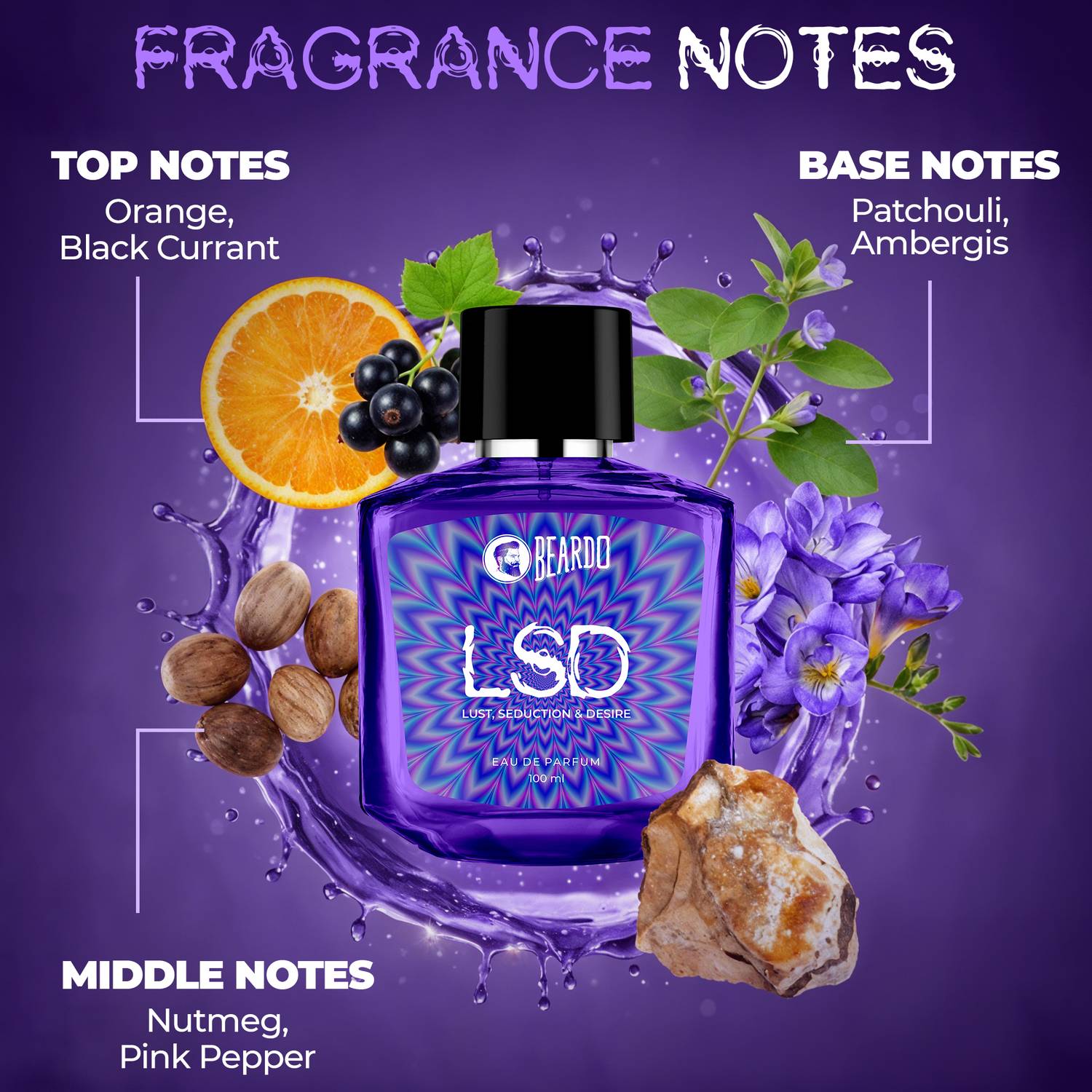 BEARDO LSD Perfume 100 ml Orange - Image 2