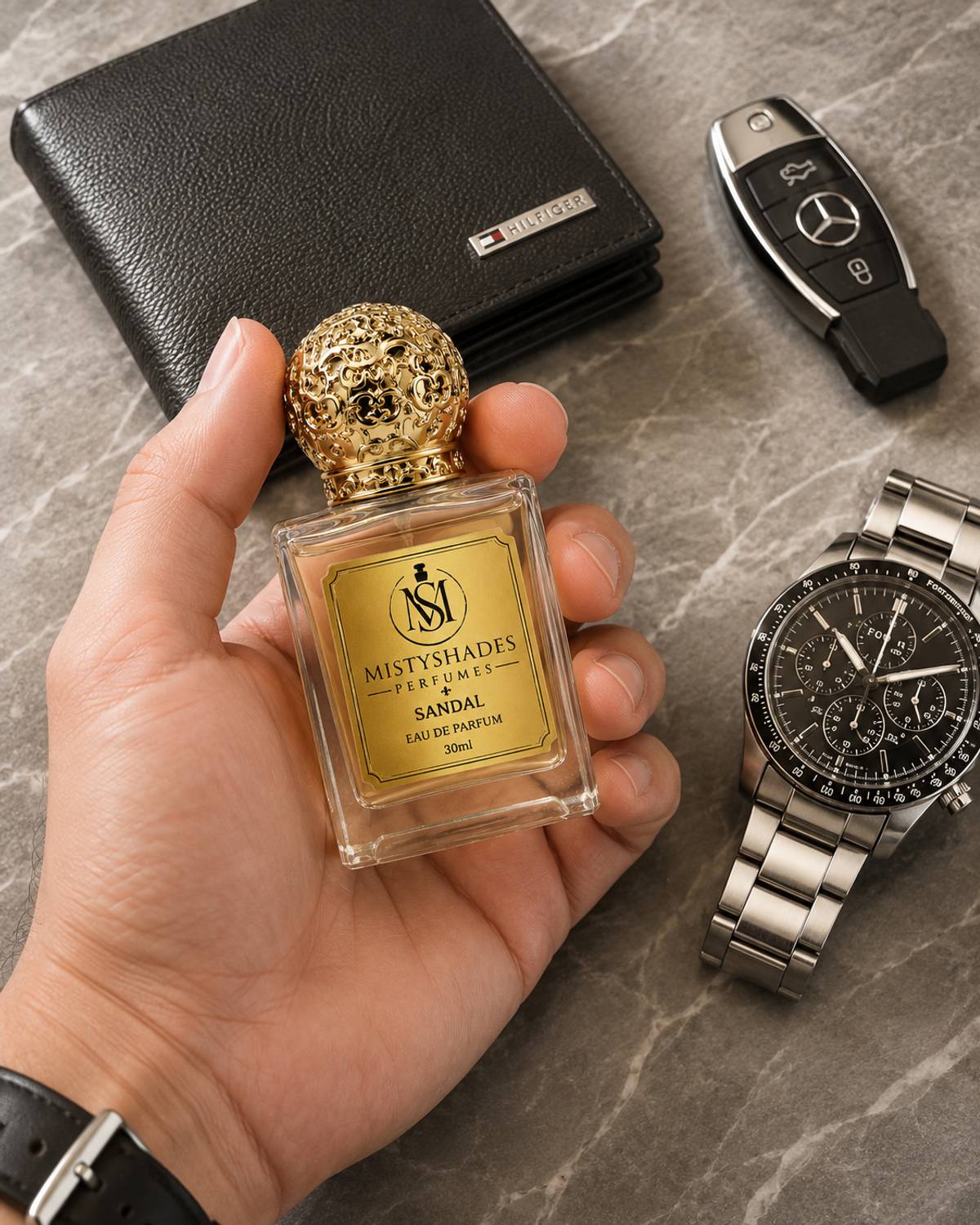 MistyShades Sandal Luxury Woody Perfume 30 ml - Image 5