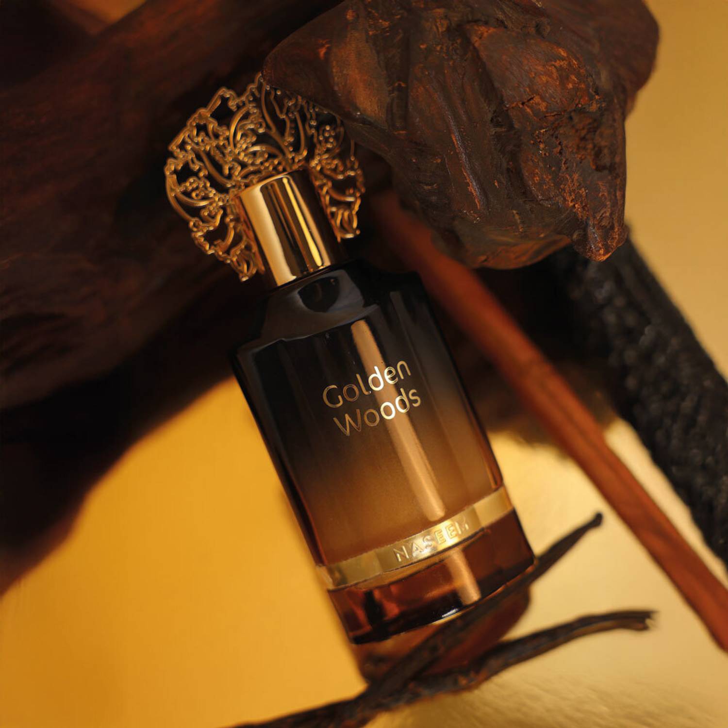 Naseem Golden Woods Aqua Perfume 55 ml - Image 3