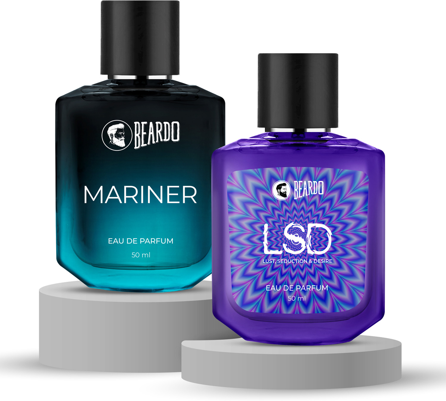 Image of BEARDO Mariner Perfume EDP & LSD Perfume EDP | Oriental, Fresh | Long Lasting Fragrance Eau de Parfum - 100 ml