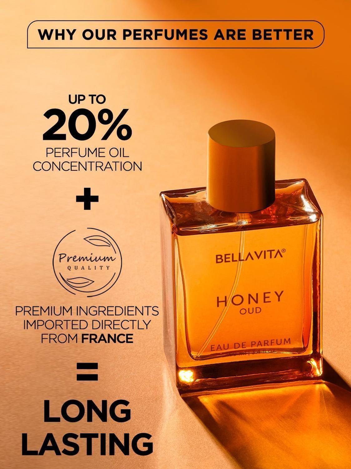 BELLAVITA Honey OUD EDP 100 ml - Image 4