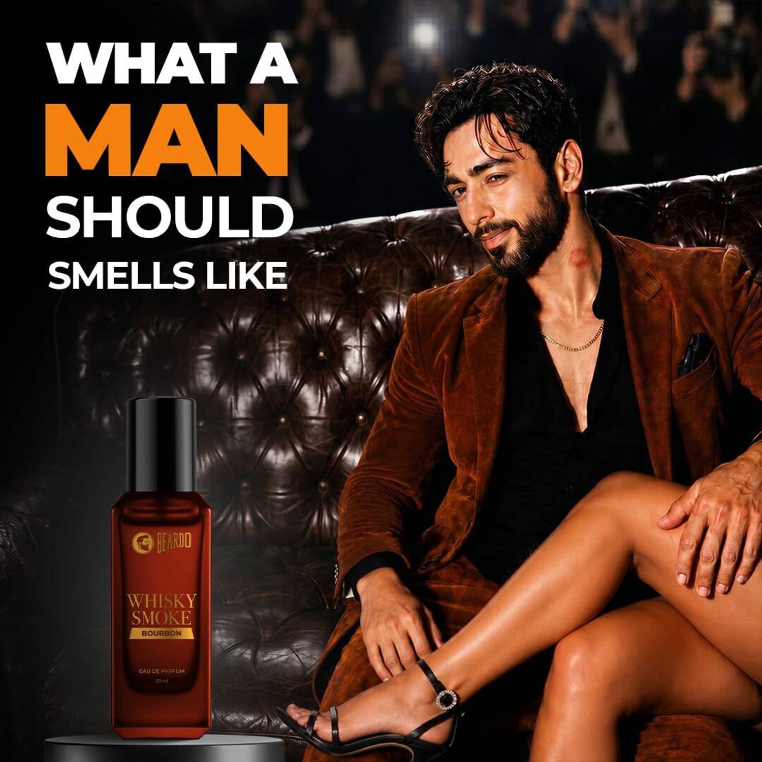 BEARDO Whisky Smoke Bourbon Perfume EDP 20 ml - Image 2
