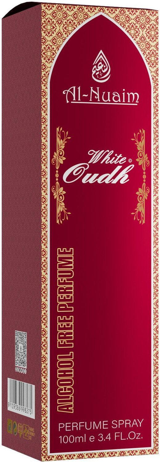 Image of Al-Nuaim 100Ml White Oudh Perfume Spray Free From Alcohol for Men & Women Eau de Parfum - 100 ml