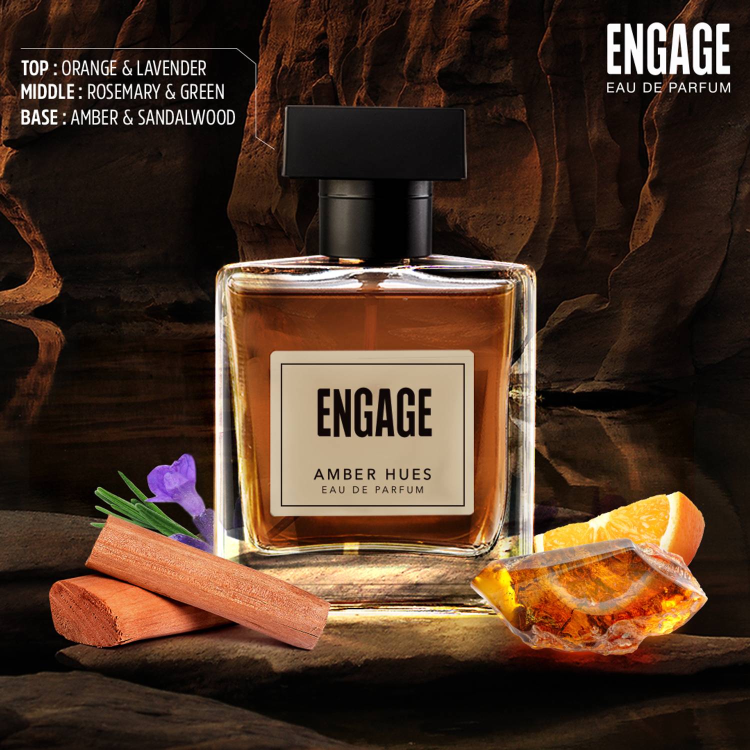 Engage Amber Hues Eau de Parfum 100 ml - Image 5