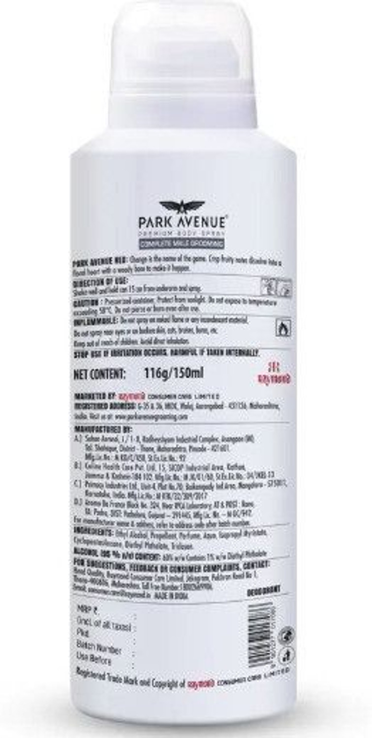 Image of PARK AVENUE NEO PREMIUM BODY SPRAY Perfume - 150 ml