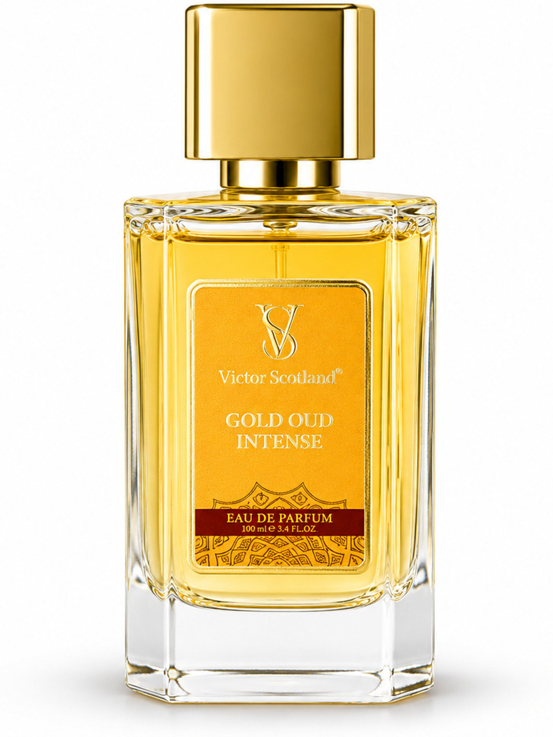 Image of Victor Scotland Gold OUD Intense Eau De Parfum for Men | Long Lasting Luxury Oud Fragrance Eau de Parfum - 100 ml (For Men & Women)