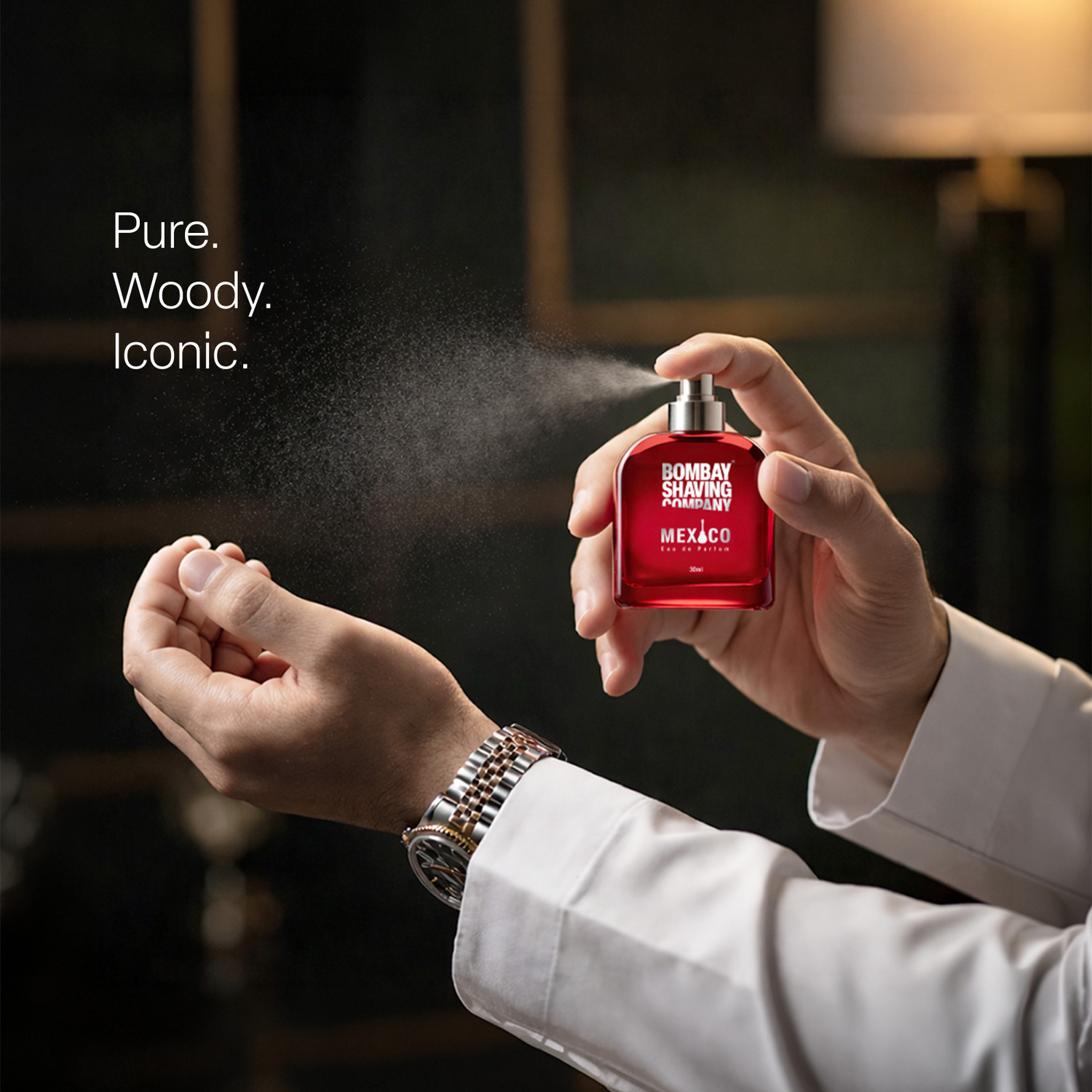 Image of BOMBAY SHAVING COMPANY Long Lasting Luxury Perfume Citrus Musky Fragrance Ideal For Men Gifting Perfume - 30 ml