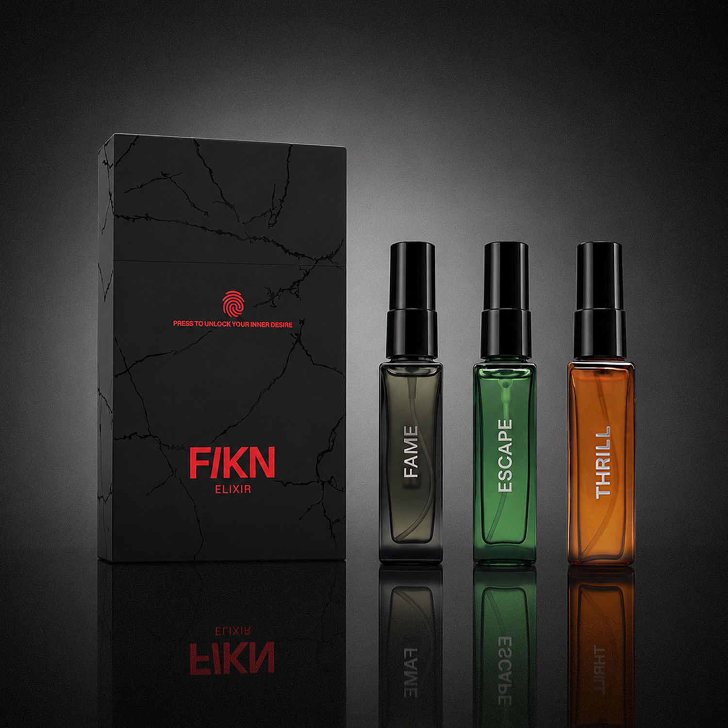 Image of FIKN Elixir Collector's Edition 3x8ml Perfume - 21 ml
