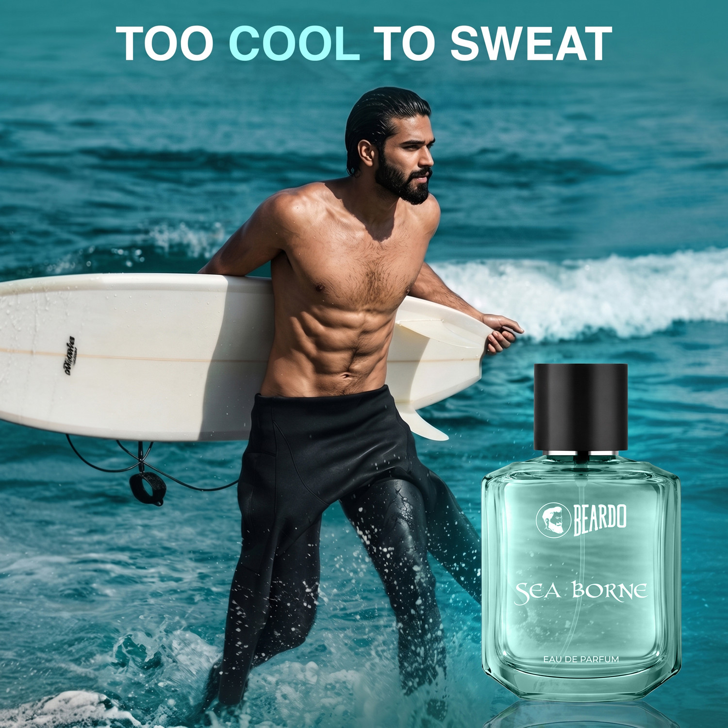 Image of BEARDO Sea Borne & Blue Curse Perfume For Men | Citrus, Fresh, Woody | Gift For Men | Eau de Parfum - 100 ml