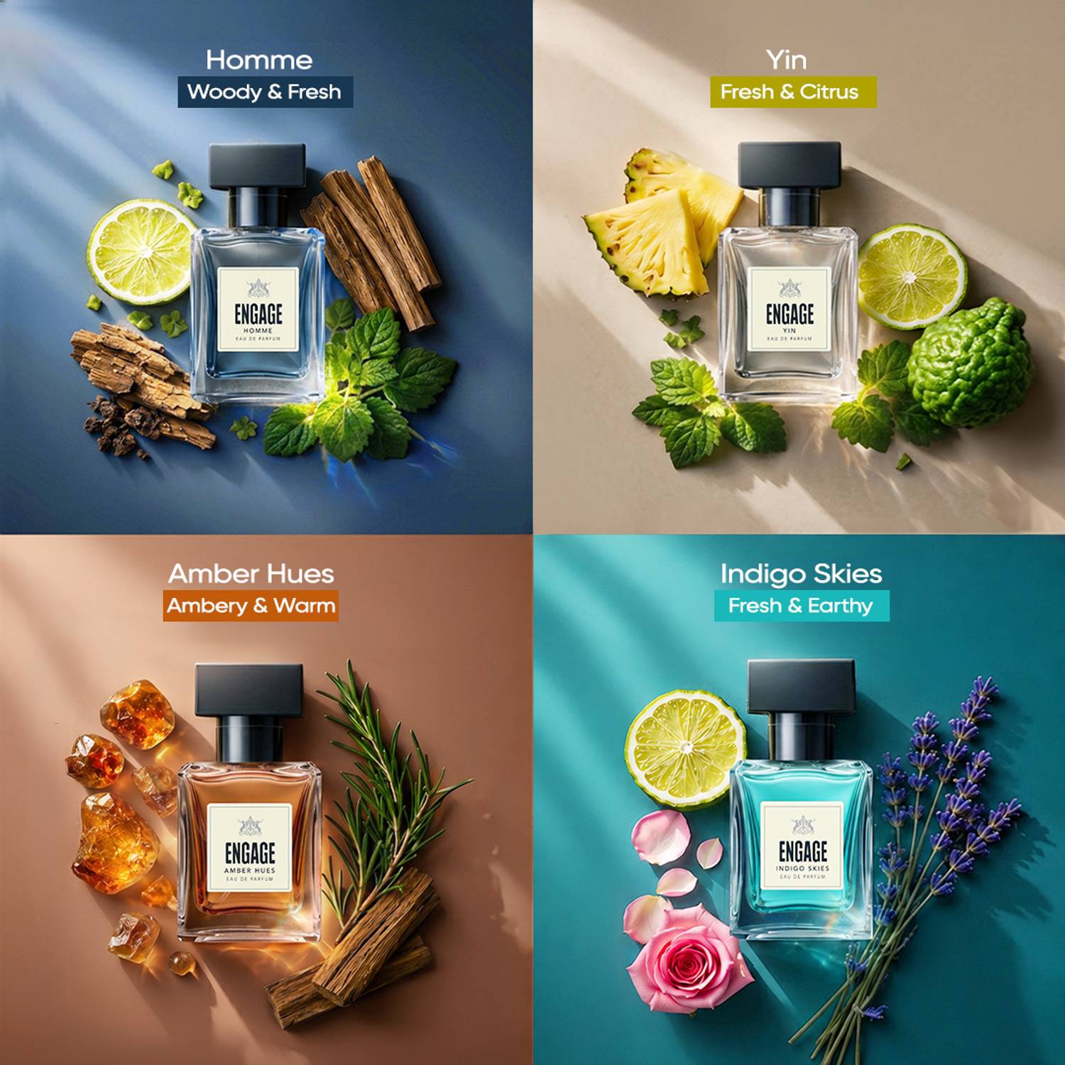 Engage Luxury Assorted Gift Set 4x20ml 80 ml - Image 2