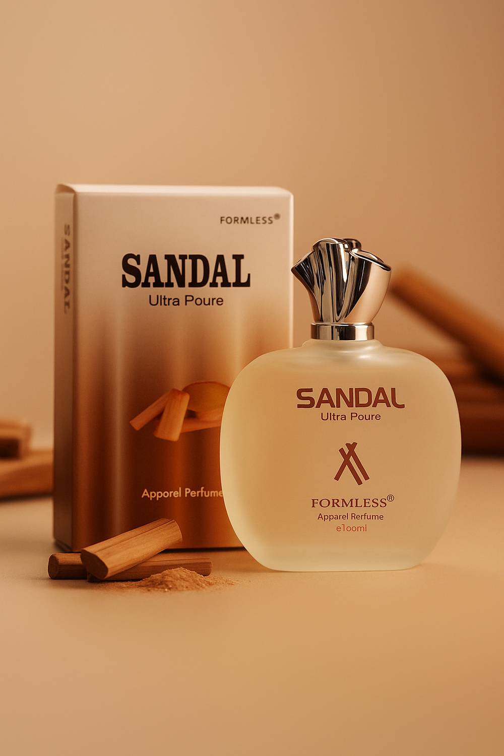 FORMLESS Sandal Unisex Spray Perfume 100ml - Image 1
