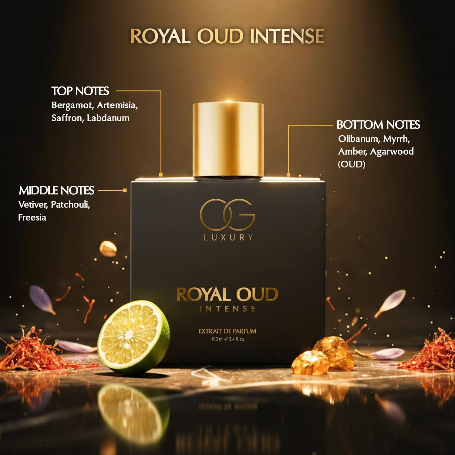 OG LUXURY Royal Oud Intense Extrait De Parfum 100 ml - Image 3