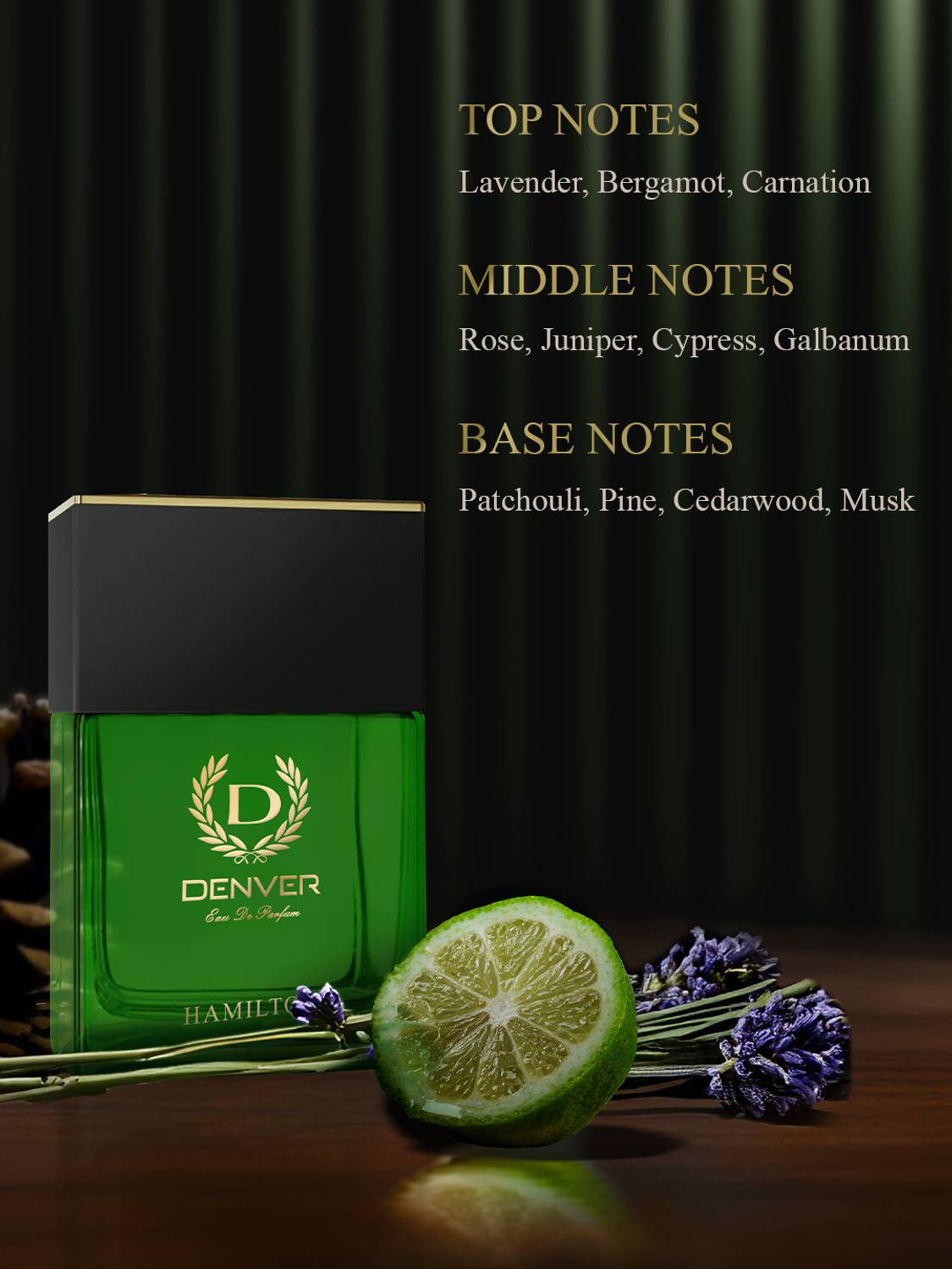 DENVER Hamilton Perfume 70 ml - Image 3