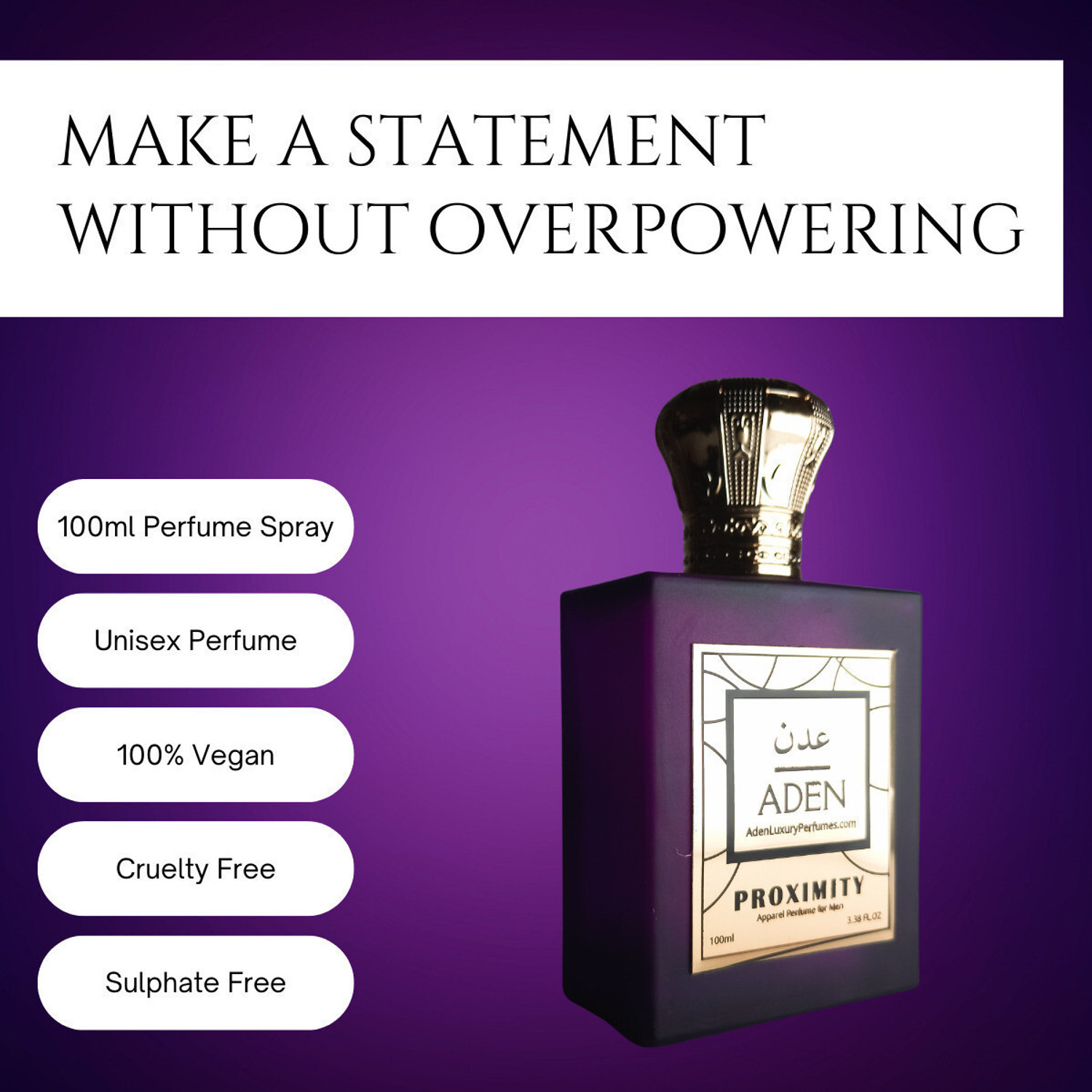 Image of ADEN Proximity Parfum for Men 100ml Eau de Parfum - 100 ml