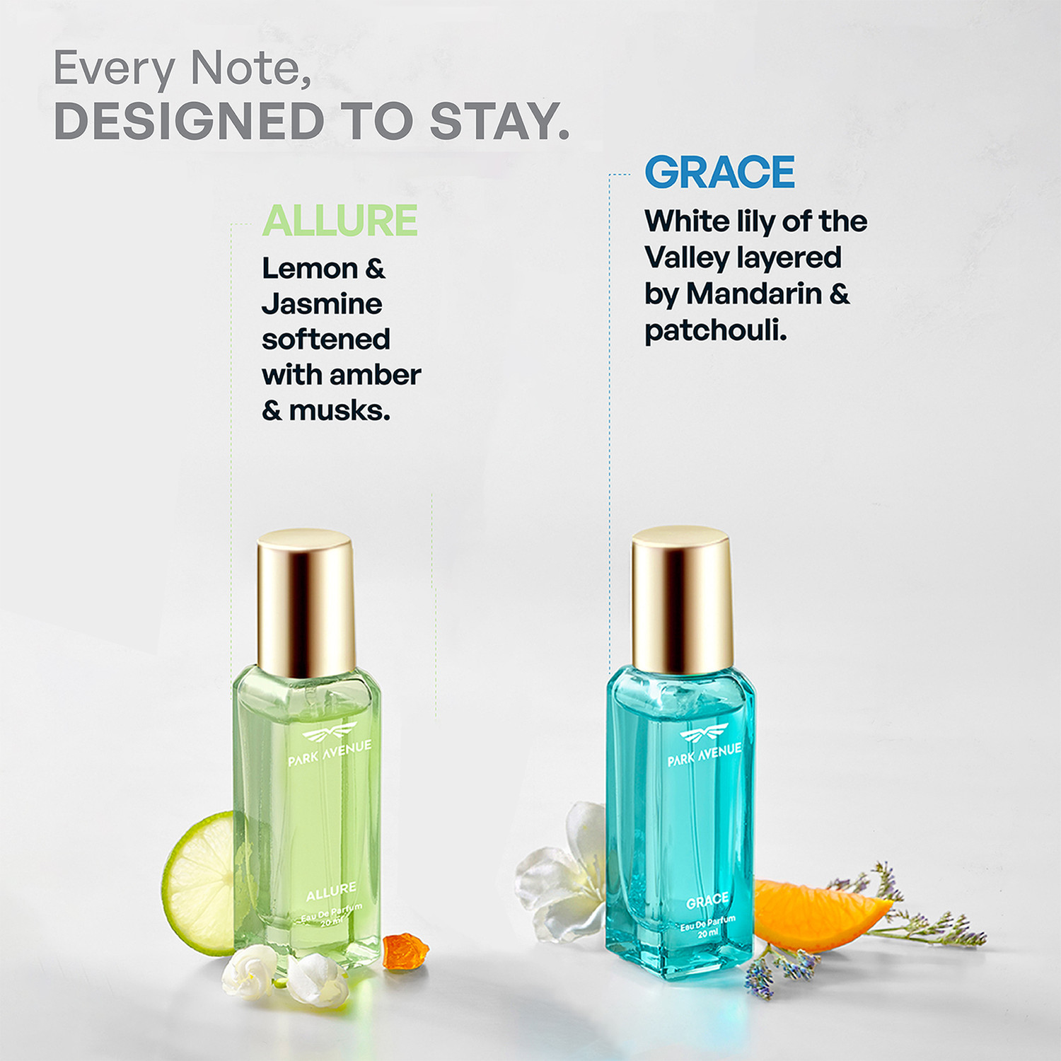 Image of PARK AVENUE Luxury Perfume Gift Set - Allure & Grace Eau de Parfum - 40 ml