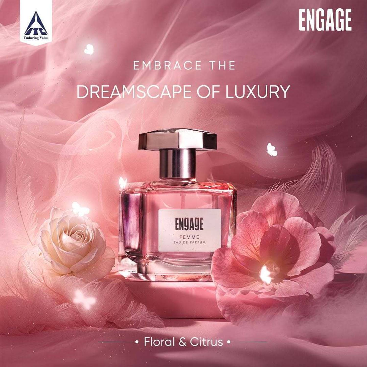 Femme Citrus Floral Long Lasting Eau de Parfum - 100 ml - Image 2