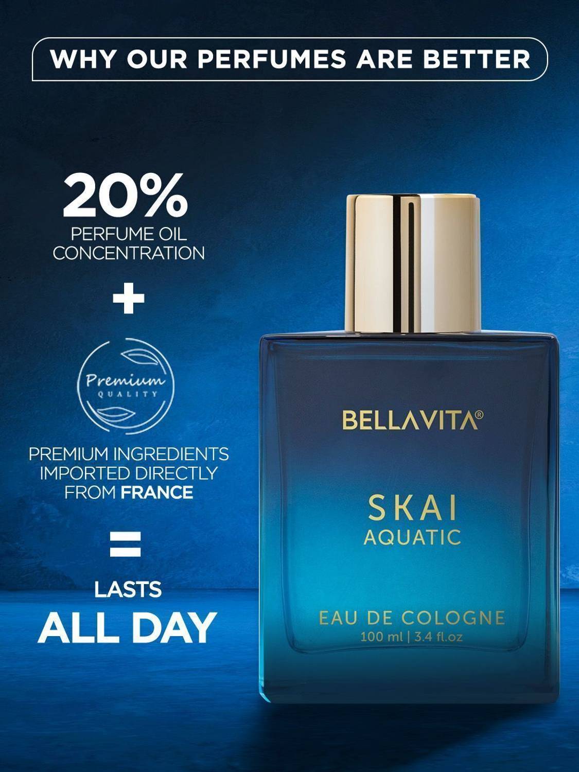 BELLAVITA SKAI AQUATIC Perfume 100 ml - Image 4