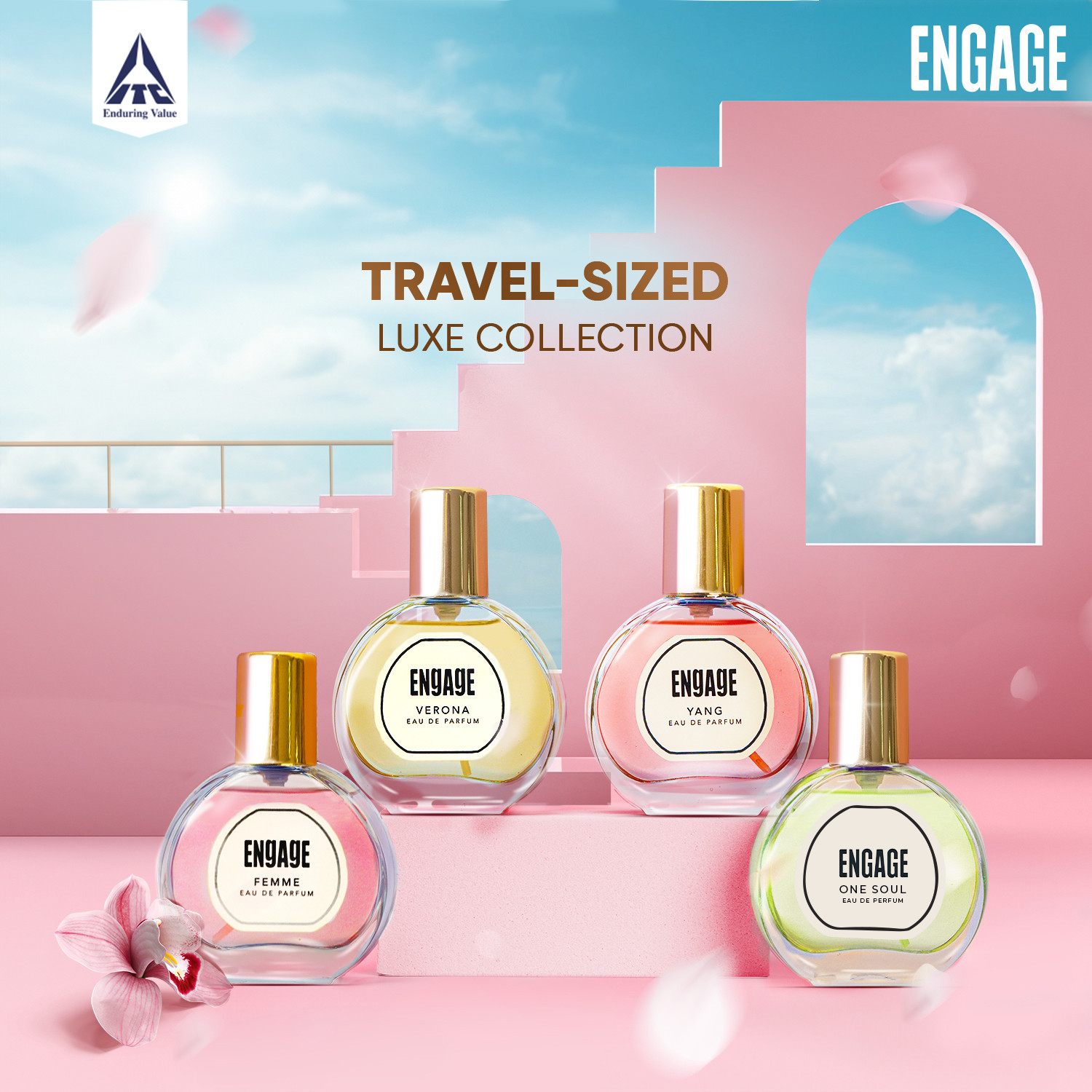Image of Engage Luxury Assorted Gift Set (25mlX4) 4 Unique Long Lasting EDPs Eau de Parfum - 100 ml