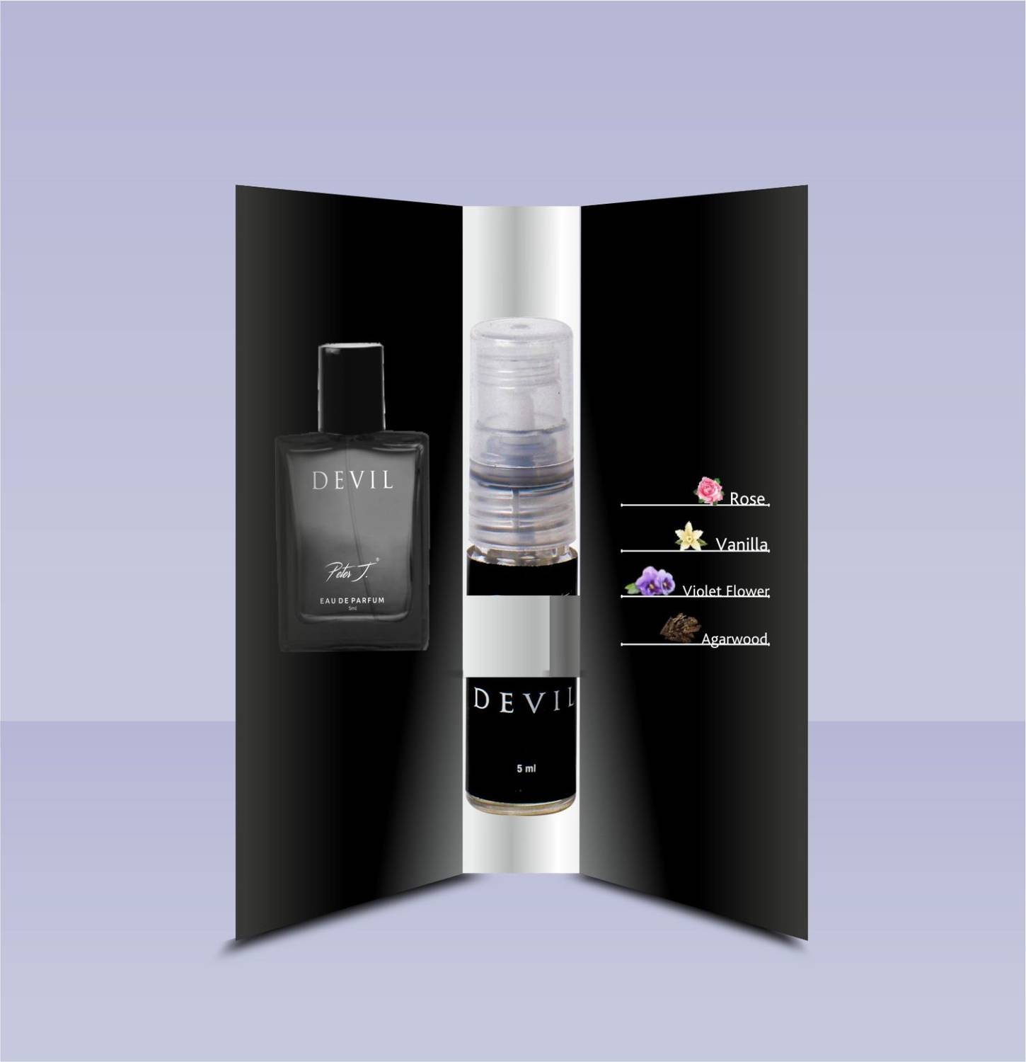Peter J Devil 5ml Unisex Perfume - Image 2